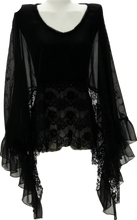 Load image into Gallery viewer, Lace And Ruffle Batwing Style Top Smaibulun 