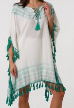 Load image into Gallery viewer, Kaftan With Tie And Tassel Detail Salty Palm