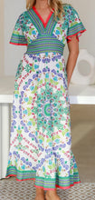 Load image into Gallery viewer, Mandala Inspired Print Dress Paisly the Label