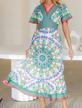 Load image into Gallery viewer, Mandala Inspired Print Dress Paisley the Label