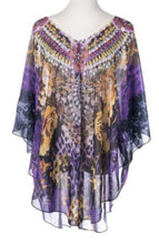 Load image into Gallery viewer, Embellished v neck Kaftan IVYS 
