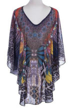 Load image into Gallery viewer, Embellished v neck Kaftan IVYS 