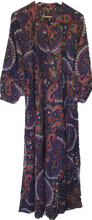 Load image into Gallery viewer, Palme Navy Paisley Print Maxi Dress Cinnamon Creations 