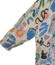 Load image into Gallery viewer, Palme Fun Print Dress Cinnamon Creations