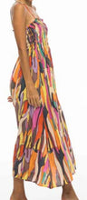 Load image into Gallery viewer, Palme Shirred Bandeau Midi Dress Cinnamon Creations 