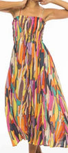 Load image into Gallery viewer, Palme Shirred Bandeau Midi Dress Cinnamon Creations 