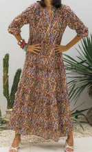 Load image into Gallery viewer, Palme Tiered Maxi Dress Cinnamon Creations