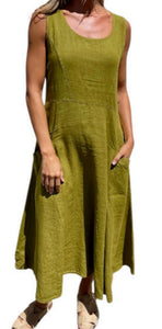 chinese dress ladies Amalfi Linen Dress Vance And Ainsley – Contourz Studio