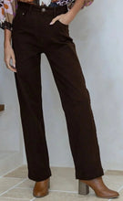 Load image into Gallery viewer, Chocolate Baggy Straight Leg Jeans