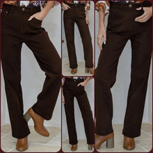 Load image into Gallery viewer, Chocolate Baggy Straight Leg Jeans