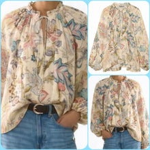 Load image into Gallery viewer, Covent Garden Print Blouse Smaibulun 
