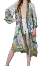 Load image into Gallery viewer, Palm Villa Print Kimono Emily Rose