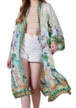 Load image into Gallery viewer, Palm Villa Print Kimono Emily Rose 