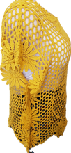 Load image into Gallery viewer, Daisy Design Lace Top Mustard
