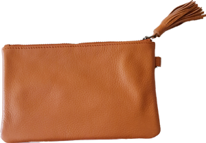Grain Leather Small Cowhide Clutch Toronto The Design Edge
