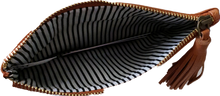 Load image into Gallery viewer, Grain Leather Small Cowhide Clutch Toronto The Design Edge