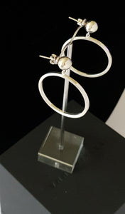The SOPHIE-ANNA Ball And Hoop Earrings