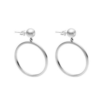 The SOPHIE-ANNA Ball And Hoop Earrings