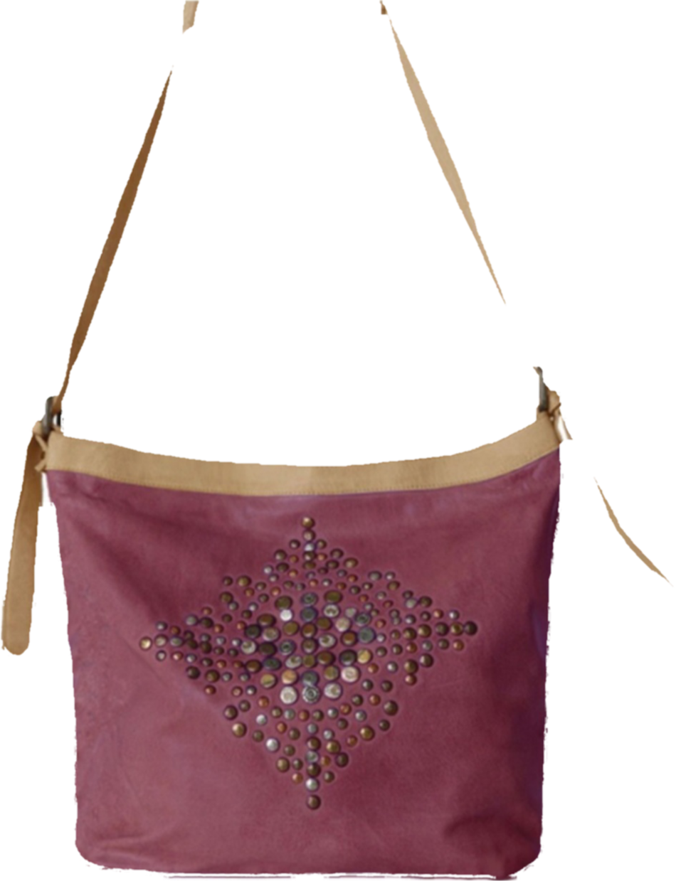 Cadelle Leather Mirella Stud Bag