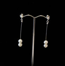 Load image into Gallery viewer, The SOPHIE-ANNA Long Double Pearl Earrings