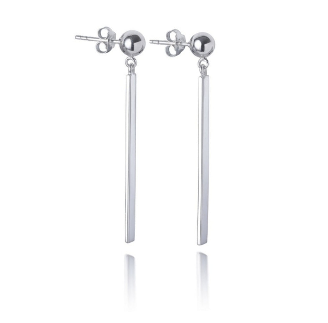 The SOPHIE-ANNA Ball And Bar Earrings