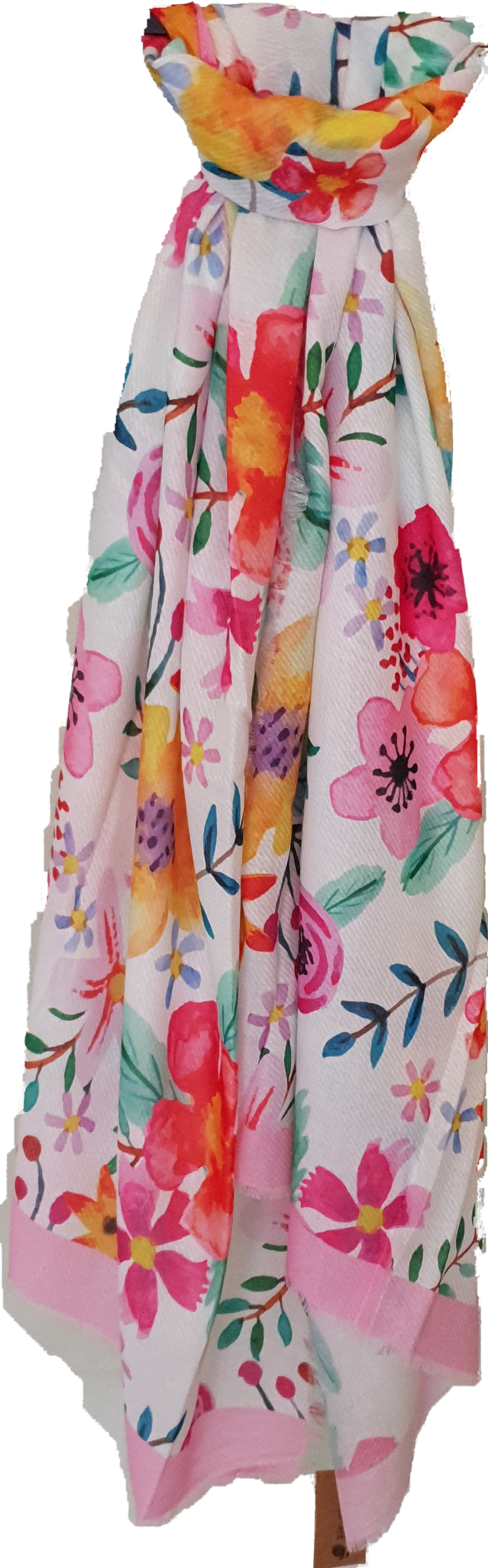 Pretty Floral Print Scarf