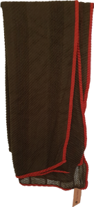 Large Textured Scarf DarkOliveRust