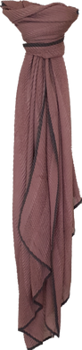 Large Textured Scarf MushroomGrey