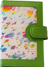 Load image into Gallery viewer, Cowhide and Leather Large Ladies Wallet Los Angeles 
