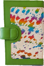 Load image into Gallery viewer, Cowhide and Leather Large Ladies Wallet Los Angeles 