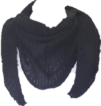 Load image into Gallery viewer, Triangle Scarf Mohair Blend Cienna Designs Australia Black