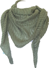 Load image into Gallery viewer, Triangle Scarf Mohair Blend Cienna Designs Australia Khaki