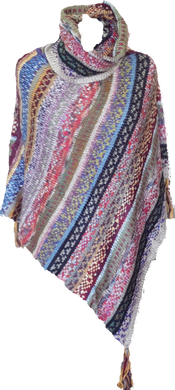 Mix Roll Neck Poncho Cienna Designs Australia 