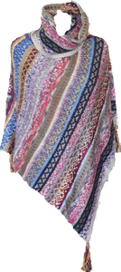 Mix Roll Neck Poncho Cienna Designs Australia 