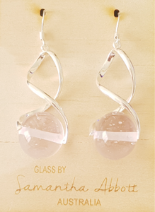 Samantha Abbott Glass Bead Dangle Earrings