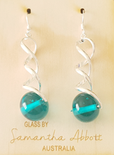 Load image into Gallery viewer, Samantha Abbott Glass Bead Dangle Earrings