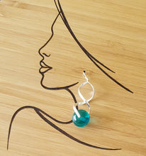 Load image into Gallery viewer, Samantha Abbott Glass Bead Dangle Earrings