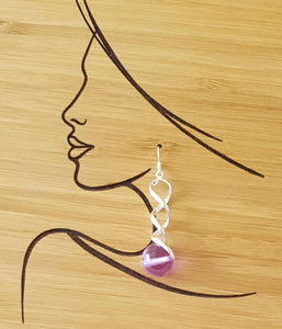 Samantha Abbott Glass Bead Dangle Earrings