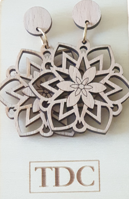 Timber Design Co.  Tasmanian Myrtle Earrings