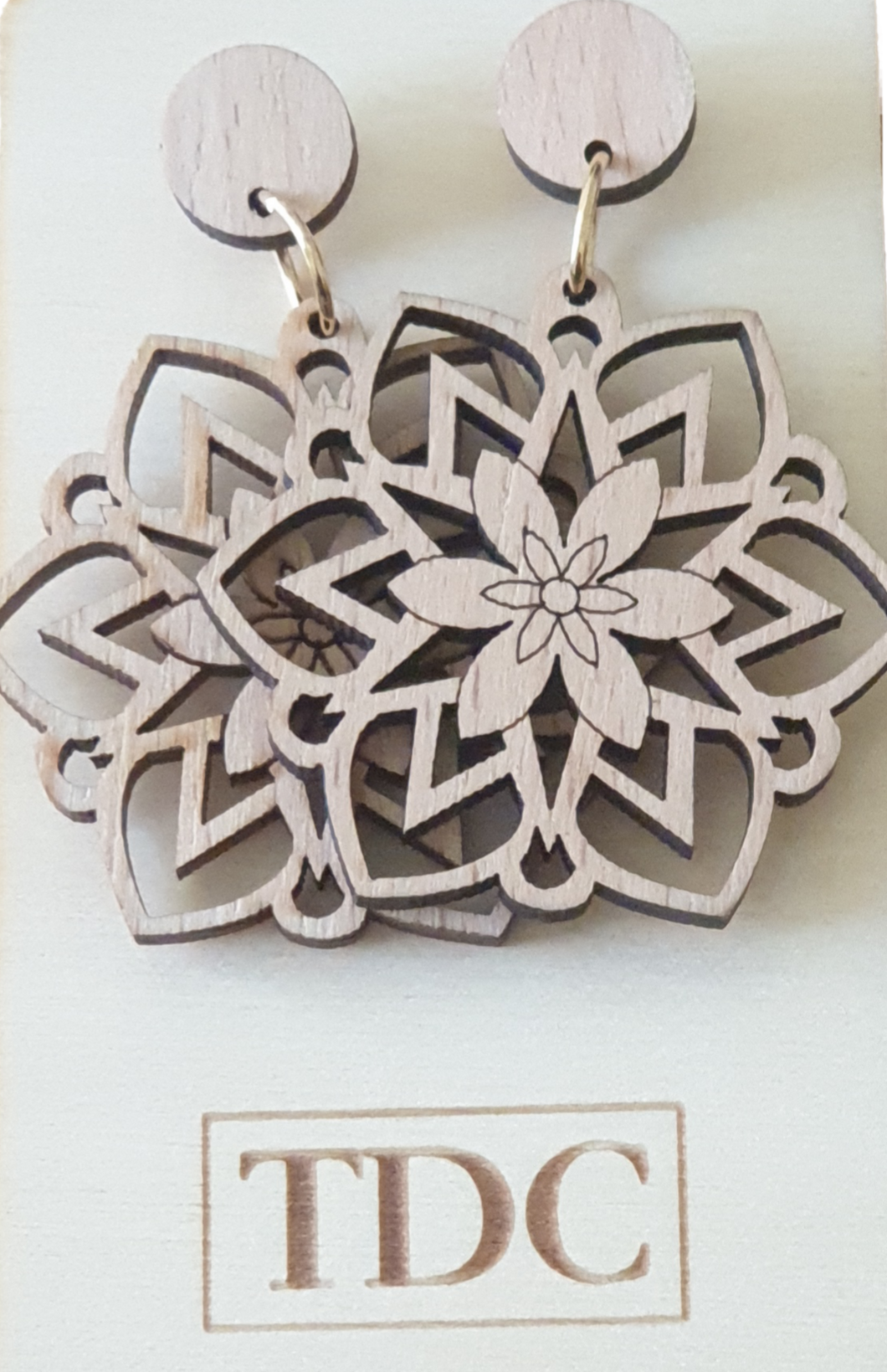 Timber Design Co.  Tasmanian Myrtle Earrings