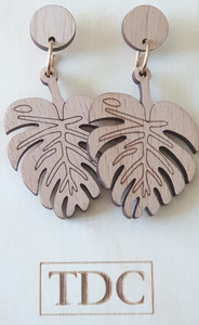 Timber Design Co.  Tasmanian Myrtle Earrings