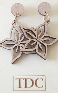 Timber Design Co.  Tasmanian Myrtle Earrings