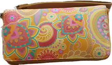 Load image into Gallery viewer, Cadelle Leather Bella Paisley Print Wallet