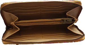 Cadelle Leather Bella Paisley Print Wallet 