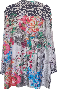 Birds of Paradise Print Silk Viscose Shirt Cienna Designs Australia 