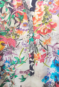 Birds of Paradise Print Silk Viscose Shirt Cienna Designs Australia 