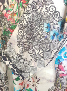 Birds of Paradise Print Silk Viscose Shirt Cienna Designs Australia 