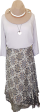 Load image into Gallery viewer, Black Wrap Skirt Cienna Designs Australia 