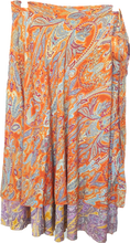 Load image into Gallery viewer, Gold Orange Wrap Skirt Cienna Designs Australia 