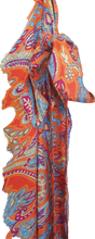Load image into Gallery viewer, Gold Orange Wrap Skirt Cienna Designs Australia 